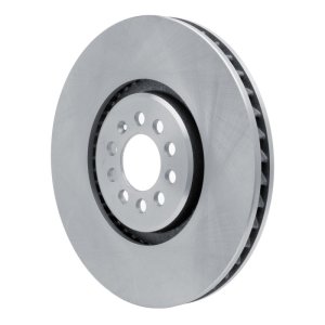 Audi TT Quattro Brake Rotor (1) - Left Front - R1 Concepts - Plain - `04-`06